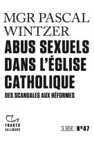 ABUS SEXUELS DANS L'EGLISE CATHOLIQUE - DES SCANDALES AUX REFORMES - WINTZER PASCAL - GALLIMARD