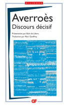 DISCOURS DECISIF - AVERROES - FLAMMARION