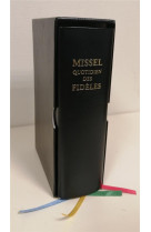 MISSEL QUOTIDIEN DES FIDELES - NOIR (3E EDITION) - ABBE DANIEL JOLY - CLOVIS