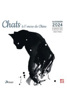 CALENDRIER CHATS A L-ENCRE DE CHINE 2024 - PECHANE - NC