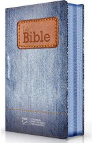 BIBLE SEGOND 21 COMPACTE (PREMIUM STYLE) TOILEE MOTIF JEANS - COUVERTURE SOUPLE, AVEC FERMETURE ECLA - SEGOND 21 - MAISON BIBLE