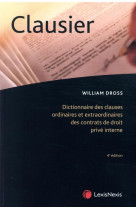 CLAUSIER - DROSS WILLIAM - Lexis Nexis/Litec