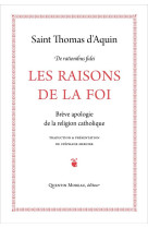 LES RAISONS DE LA FOI - SAINT THOMAS D AQUIN - LA PROCURE