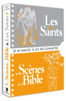 COFFRET 2 VOL LES SAINTS ET LES SCENES DE L A BIBLE JE M-AMUSE A LES RECONNAITRE - BERAUD SUDREAU - BONNETON