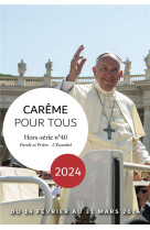 CAREME POUR TOUS 2024 - AVEC LE PAPE FRANCOIS - CHANOT CEDRIC - NC