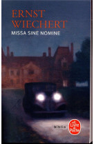 MISSA SINE NOMINE - WIECHERT, ERNST - NC