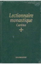 LECTIONNAIRE MONASTIQUE (LATIN-FRANCAIS) VO L. 2 CAREME - EGLISE CATHOLIQUE - SOLESMES