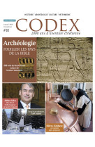 CODEX 10 / ARCHEOLOGIE FOUILLER LES PAYS DE LA BIBLE -  Collectif - CLD