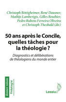 50 ANS APRES LE CONCILE QUELLES TACHES POUR LA THEOLOGIE -  Collectif - LESSIUS