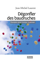 DEGONFLER DES BAUDRUCHES / PENSEES POUR INVITER A PENSER - LAURENT - Fidélité