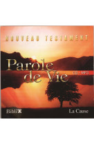 PAROLE DE VIE NOUVEAU TESTAMENT PDV CD MP3 - COLLECTIF - BIBLIQUE FRANCA