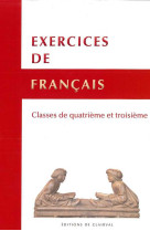 EXERCICES DE FRANCAIS - CLASSE DE CINQUIEME -  Collectif - TRA MONASTIQUES