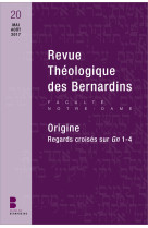 REVUE THEOLOGIQUE DES BERNARDINS  20 -  Collège des Bernardins - PAROLE SILENCE