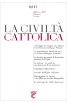 CIVILTA CATTOLICA FEVRIER 2017 - Antonio Spadaro, sj - PAROLE SILENCE