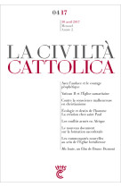 CIVILTA CATTOLICA AVRIL 2017 - Antonio Spadaro, sj - PAROLE SILENCE