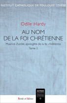 MAURICE ZUNDEL ITINERAIRE D-UN HOMME DE FOI - Odile Hardy - PAROLE SILENCE