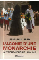 AGONIE D'UNE MONARCHIE. AUTRICHE-HONGRIE, 1 914-1920 (L') - BLED JEAN-PAUL - Tallandier