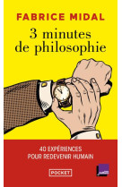 3 MINUTES DE PHILOSOPHIE - MIDAL, FABRICE - POCKET