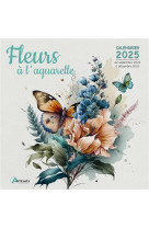 CALENDRIER FLEURS A L'AQUARELLE 2025 - COLLECTIF - NC