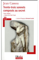 TRENTE-TROIS SONNETS COMPOSES EN SECRET - CASSOU, JEAN - Gallimard