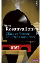 L'ETAT EN FRANCE DE 1789 A NOS JOURS - ROSANVALLON  PIERRE - SEUIL