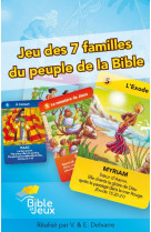 JEU DES 7 FAMILLES DU PEUPLE DE LA BIBLE -  E. Delvarre  - CLC FRANCE