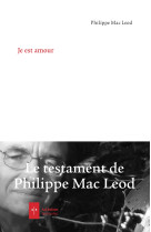 JE EST AMOUR - Philippe Mac Leod - AD SOLEM