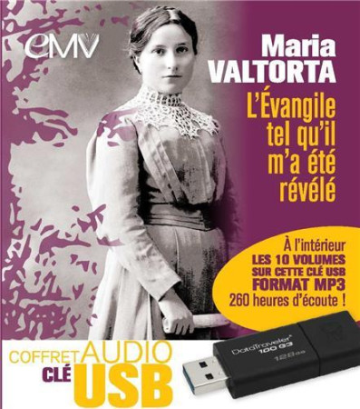 COFFRET AUDIO CLE USB L-EVANGILE TEL QU-IL M-A ETE REVELE DE MARIA VALTORTA - MARIA VALTORTA - NC