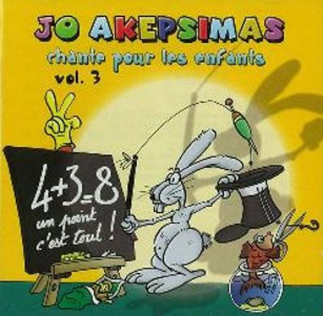 JO AKEPSIMAS CHANTE POUR LES ENFANTS VOL 3 - AKEPSIMAS - STUDIO SM