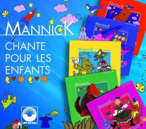 MANNICK CHANTE POUR LES ENFANTS - COFFRET 5 CD - MANNICK - STUDIO SM