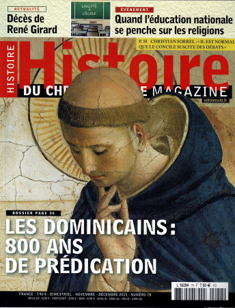 HISTOIRE DU CHRISTIANISME NO 78 NOVEMBRE DECEMBRE 2015 -  Collectif - CLD