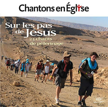 CHANTONS EN EGLISE - SUR LES PAS DE JESUS - 22 CHANTS POUR LE PELERINAGE - COLLECTIF - NC