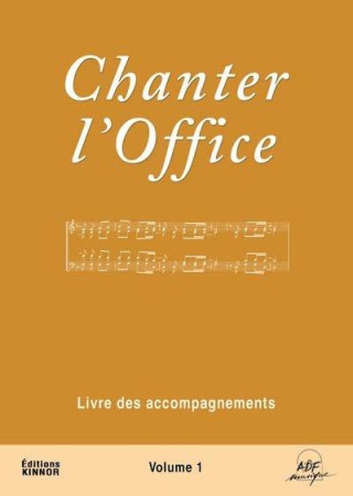 CHANTER L-OFFICE VOL 1 PARTITIONS LITURGIE DES HEURES - GELINEAU JOSEPH - NC