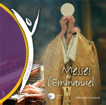 DOUBLE CD - MESSES DE L-EMMANUEL - IL EST VIVANT -  CHANTS IL EST VIVANT - EMMANUEL