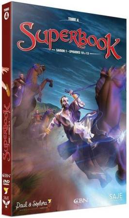 SUPERBOOK TOME 4 : SAISON 1 EPISODES 10 A 13  - DVD - BIBLE - NC