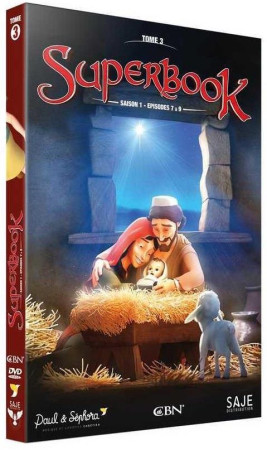 SUPERBOOK TOME 3 : SAISON 1 EPISODES 7 A 9  - DVD - BIBLE - NC