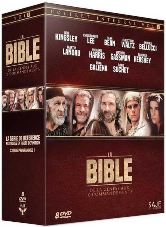 BIBLE : DE LA GENESE AUX 10 COMMANDEMENTS (COFFRET 8 DVD)  - DVD - COLLECTIF - NC