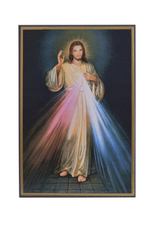 ICONE CITHARE CHRIST MISERICORDIEUX 20X25 -   - CLEMENCES