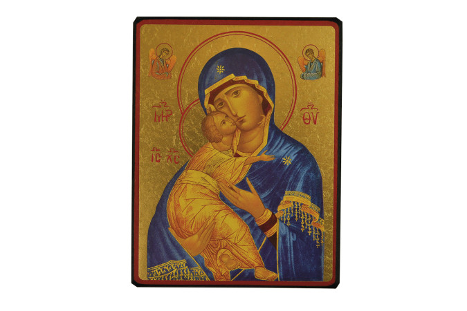 ICONE OR VIERGE DE VLADIMIR 19X24 CM -   - CLEMENCES