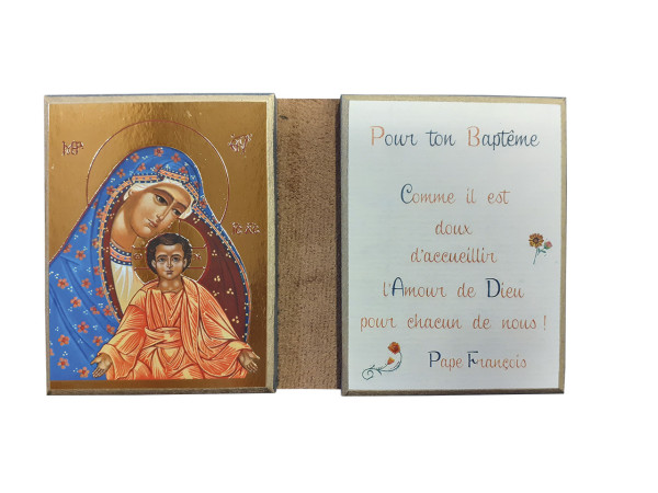 DIPTYQUE LA VIERGE AU MANTEAU  8X15CM -   - CLEMENCES