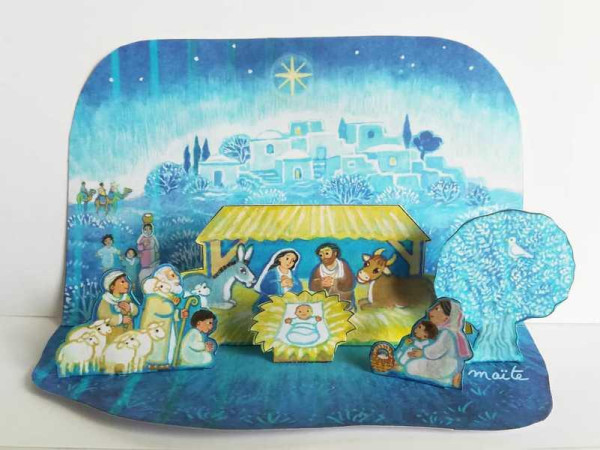 CRECHE EN BOIS - PUZZLE - MAITE ROCHE - ETS PROUVOST - NC