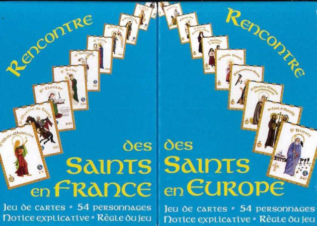 RENCONTRE DES SAINTS 2 JEUX DE CARTES -  Collectif - BANNIERES 2000