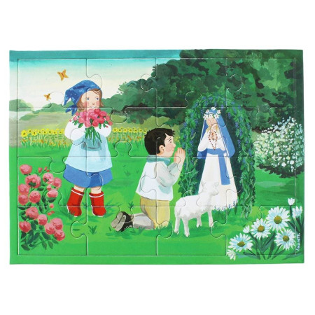 PUZZLE / LA PRIERE DES PETITS ENFANTS / 16 PIECES -   - KATO