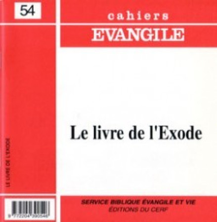 LIVRE DE L-EXODE (LE) (C. WIENER), NO 54 - Claude Wiéner - CERF