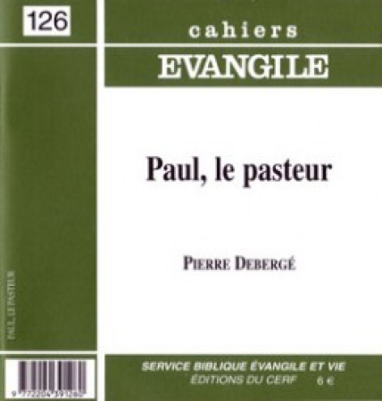 PAUL LE PASTEUR CE126 - Pierre Deberge - CERF