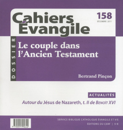 COUPLE DE L-ANCIEN TESTAMENT - CE 158 - Pinçon Bertrand - CERF