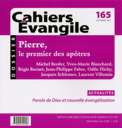 MINISTERE DE PIERRE CE165 -  Collectif - CERF