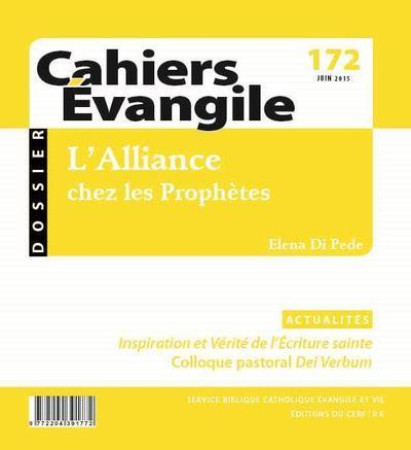 ALLIANCE CHEZ LES PROPHETES / CE172 - Elena Di Pede - CERF