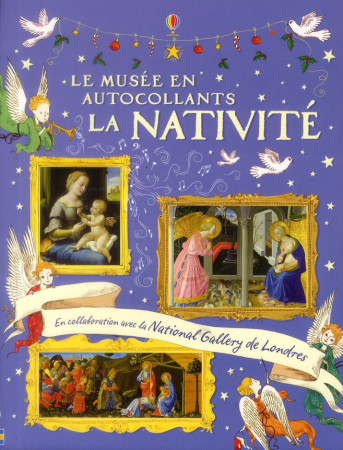 NATIVITE - L-ART EN AUTOCOLLANTS - CHISHOLM JANE - USBORNE