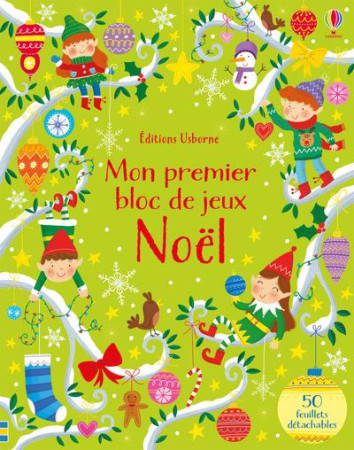 MON PREMIER BLOC DE JEUX - NOEL - ROBSON KIRSTEEN - Usborne